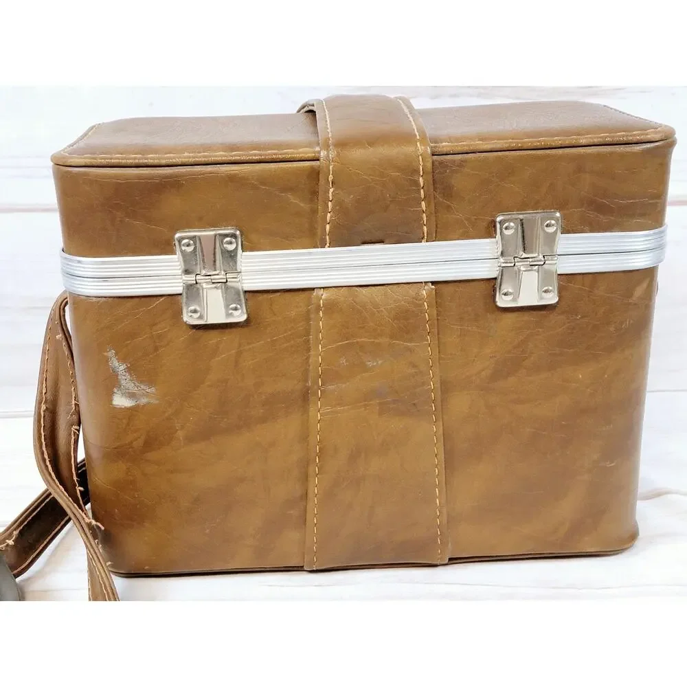 Vintage Camera Hard Case Bag Shoulder Strap - 12